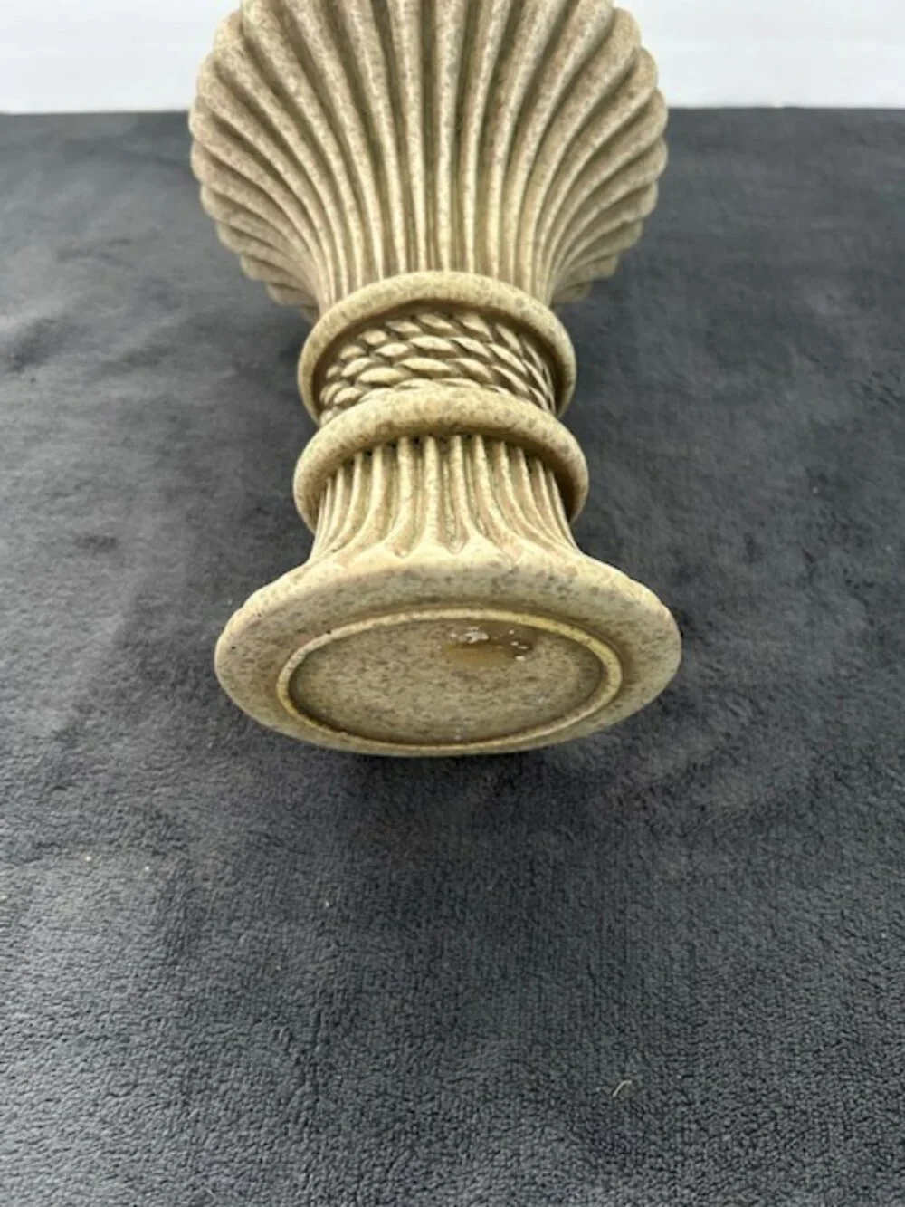 Vintage Resin Pillar French Country Candle Holder